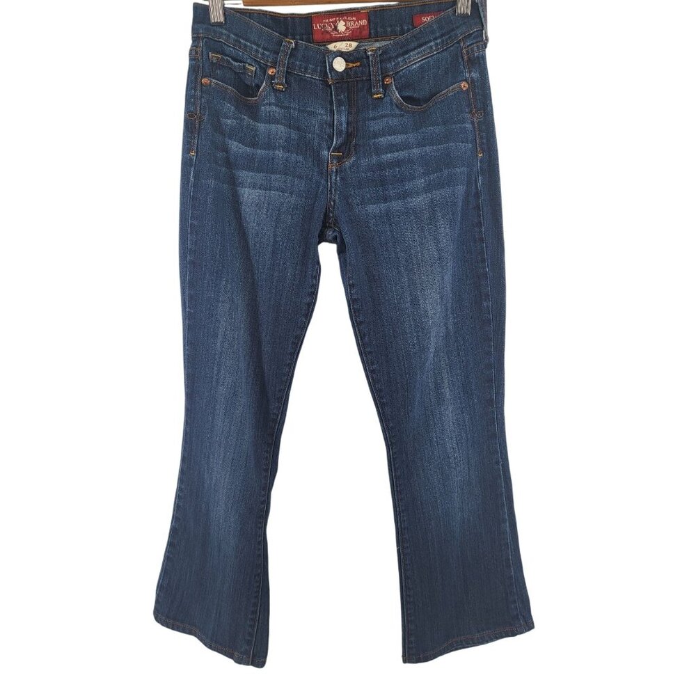 Lucky Brand Sofia Bootcut Jeans Size 6/28 Regular Medium Wash Denim Womens